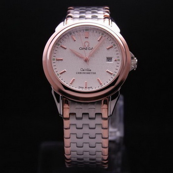 OMEGA DE VILLE Chronometer Red Gold on Steel Strap OM77317 OMEGA DE VILLE Chronometer Red Gold on Steel Strap OM77317