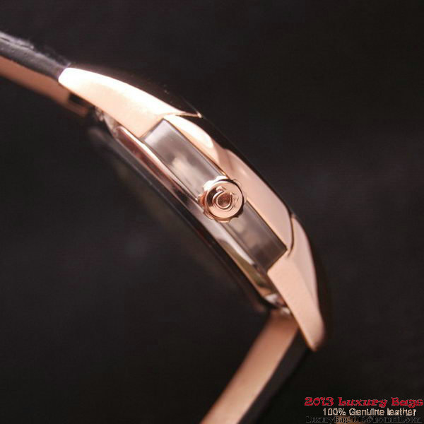 OMEGA DE VILLE Co-AXIAL CHRONOMETER Red Gold on Black Leather Strap OM77022 OMEGA DE VILLE Co-AXIAL CHRONOMETER Red Gold on Black Leather Strap OM77022