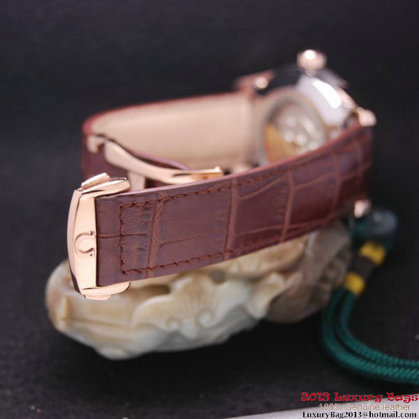 OMEGA DE VILLE Co-AXIAL CHRONOMETER Red Gold on Brown Leather Strap OM77021 OMEGA DE VILLE Co-AXIAL CHRONOMETER Red Gold on Brown Leather Strap OM77021