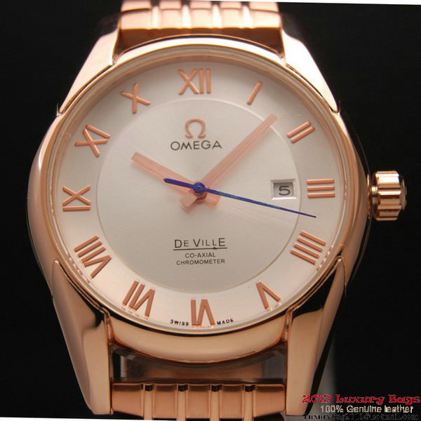 OMEGA DE VILLE Co-AXIAL CHRONOMETER Red Gold on Red Gold Strap OM77027 OMEGA DE VILLE Co-AXIAL CHRONOMETER Red Gold on Red Gold Strap OM77027