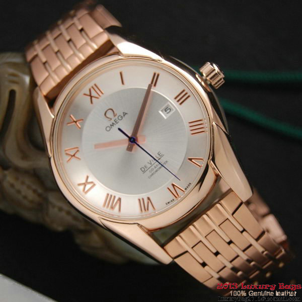 OMEGA DE VILLE Co-AXIAL CHRONOMETER Red Gold on Red Gold Strap OM77027 OMEGA DE VILLE Co-AXIAL CHRONOMETER Red Gold on Red Gold Strap OM77027