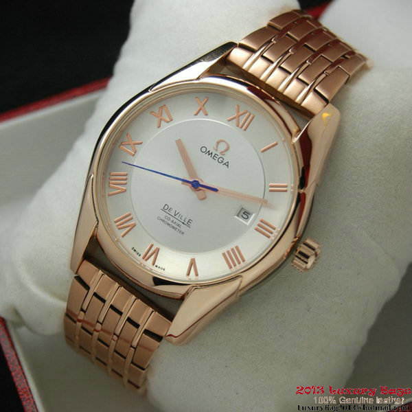 OMEGA DE VILLE Co-AXIAL CHRONOMETER Red Gold on Red Gold Strap OM77027 OMEGA DE VILLE Co-AXIAL CHRONOMETER Red Gold on Red Gold Strap OM77027