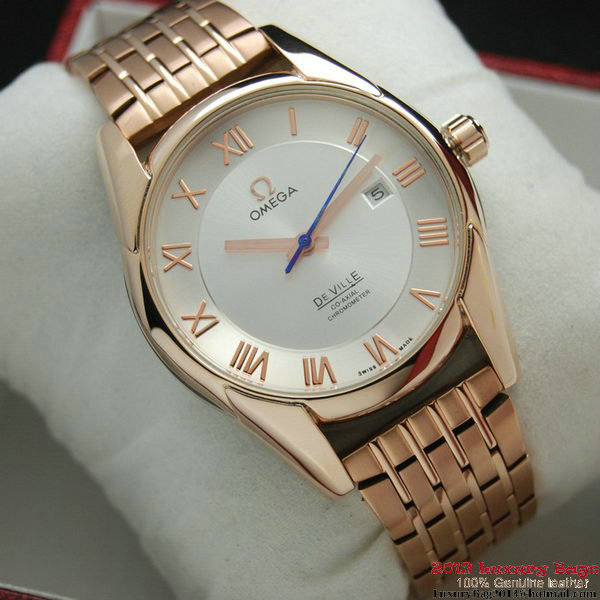 OMEGA DE VILLE Co-AXIAL CHRONOMETER Red Gold on Red Gold Strap OM77027 OMEGA DE VILLE Co-AXIAL CHRONOMETER Red Gold on Red Gold Strap OM77027