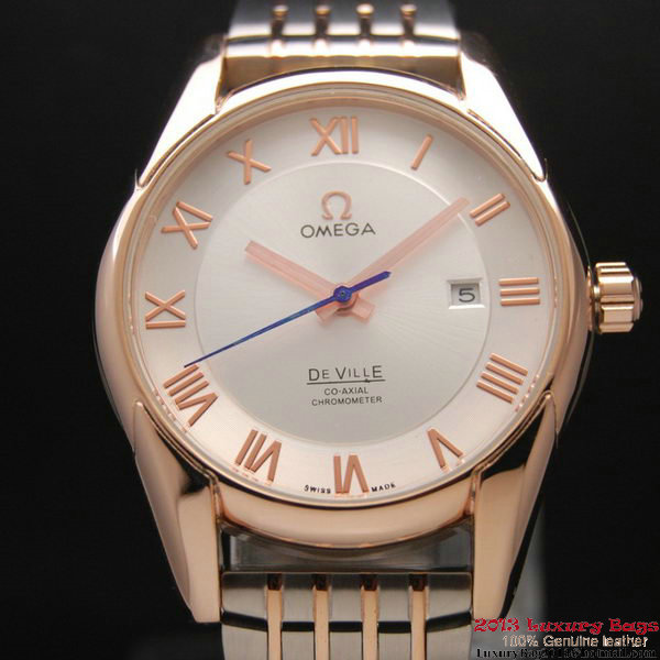 OMEGA DE VILLE Co-AXIAL CHRONOMETER Red Gold on Steel Strap OM77018 OMEGA DE VILLE Co-AXIAL CHRONOMETER Red Gold on Steel Strap OM77018