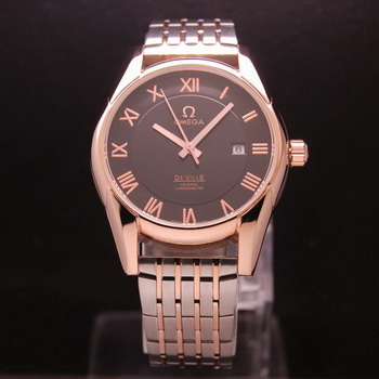 OMEGA DE VILLE Co-AXIAL CHRONOMETER Red Gold on Steel Strap OM77019 OMEGA DE VILLE Co-AXIAL CHRONOMETER Red Gold on Steel Strap OM77019