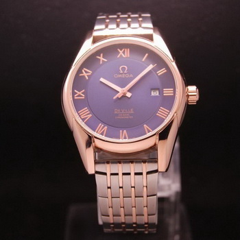 OMEGA DE VILLE Co-AXIAL CHRONOMETER Red Gold on Steel Strap OM77020 OMEGA DE VILLE Co-AXIAL CHRONOMETER Red Gold on Steel Strap OM77020