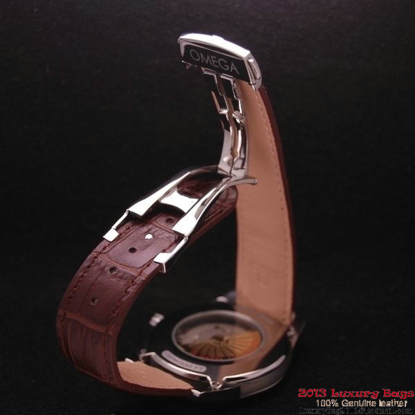 OMEGA DE VILLE Co-AXIAL CHRONOMETER Steel on Brown Leather Strap OM77001 OMEGA DE VILLE Co-AXIAL CHRONOMETER Steel on Brown Leather Strap OM77001