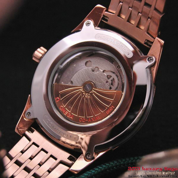 OMEGA DE VILLE HOUR VISION ANNUAL CALENDAR Red Gold on Red Gold Strap OM77129 OMEGA DE VILLE HOUR VISION ANNUAL CALENDAR Red Gold on Red Gold Strap OM77129