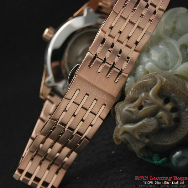 OMEGA DE VILLE HOUR VISION ANNUAL CALENDAR Red Gold on Red Gold Strap OM77129 OMEGA DE VILLE HOUR VISION ANNUAL CALENDAR Red Gold on Red Gold Strap OM77129