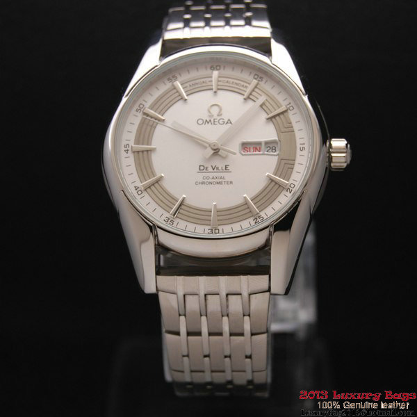 OMEGA DE VILLE HOUR VISION ANNUAL CALENDAR Steel on Steel Strap OM77114 OMEGA DE VILLE HOUR VISION ANNUAL CALENDAR Steel on Steel Strap OM77114