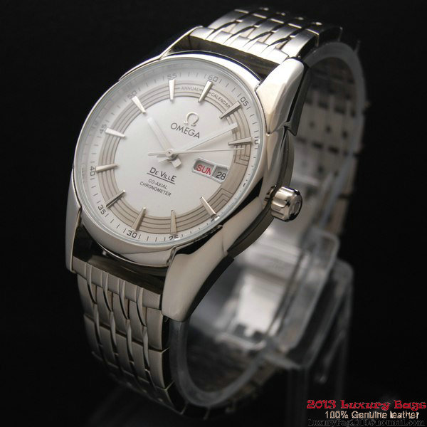 OMEGA DE VILLE HOUR VISION ANNUAL CALENDAR Steel on Steel Strap OM77114 OMEGA DE VILLE HOUR VISION ANNUAL CALENDAR Steel on Steel Strap OM77114