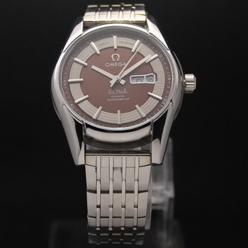OMEGA DE VILLE HOUR VISION ANNUAL CALENDAR Steel on Steel Strap OM77116 OMEGA DE VILLE HOUR VISION ANNUAL CALENDAR Steel on Steel Strap OM77116
