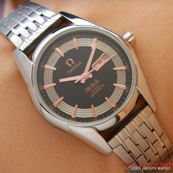 OMEGA DE VILLE HOUR VISION ANNUAL CALENDAR Steel on Steel Strap OM77117 OMEGA DE VILLE HOUR VISION ANNUAL CALENDAR Steel on Steel Strap OM77117