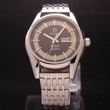 OMEGA DE VILLE HOUR VISION ANNUAL CALENDAR Steel on Steel Strap OM77118 OMEGA DE VILLE HOUR VISION ANNUAL CALENDAR Steel on Steel Strap OM77118