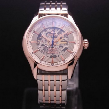 OMEGA DE VILLE Tourbillon Watches Red Gold on Steel Strap Om7017 OMEGA DE VILLE Tourbillon Watches Red Gold on Steel Strap Om7017