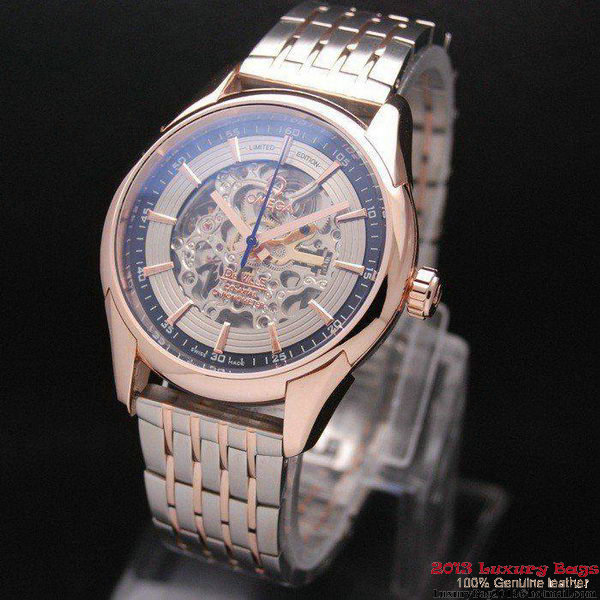 OMEGA DE VILLE Tourbillon Watches Red Gold on Steel Strap Om7018 OMEGA DE VILLE Tourbillon Watches Red Gold on Steel Strap Om7018