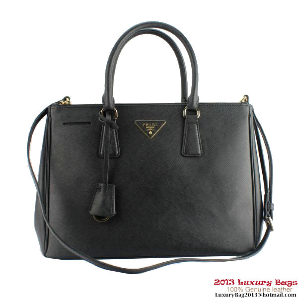 2013 Prada Saffiano Calf Leather Tote Bag 2274 Black 2013 Prada Saffiano Calf Leather Tote Bag 2274 Black