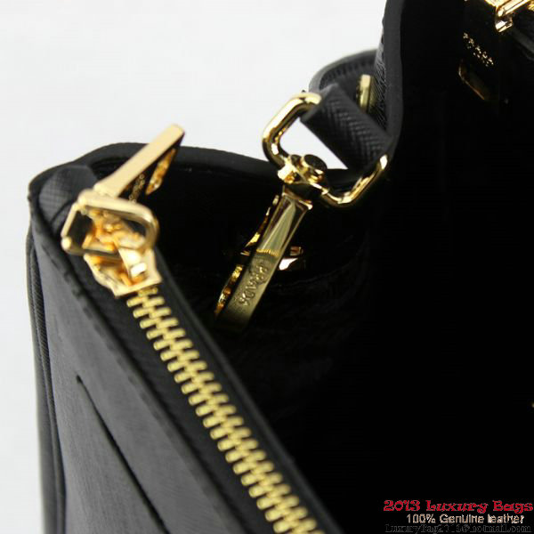 2013 Prada Saffiano Calf Leather Tote Bag 2274 Black 2013 Prada Saffiano Calf Leather Tote Bag 2274 Black