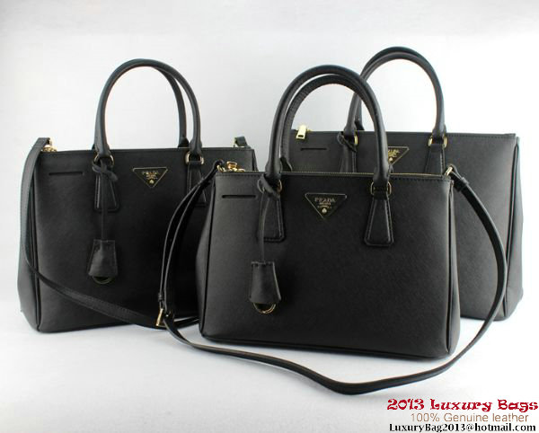 2013 Prada Saffiano Calf Leather Tote Bag 2274 Black 2013 Prada Saffiano Calf Leather Tote Bag 2274 Black