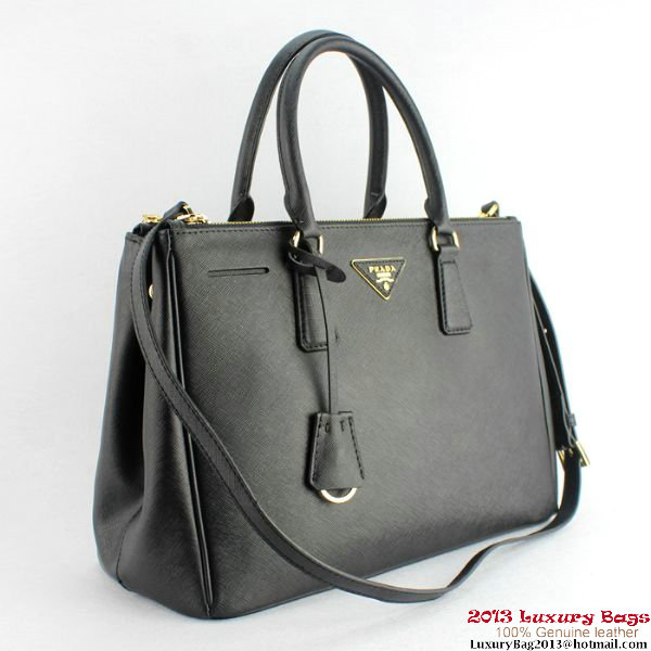 2013 Prada Saffiano Calf Leather Tote Bag 2274 Black 2013 Prada Saffiano Calf Leather Tote Bag 2274 Black