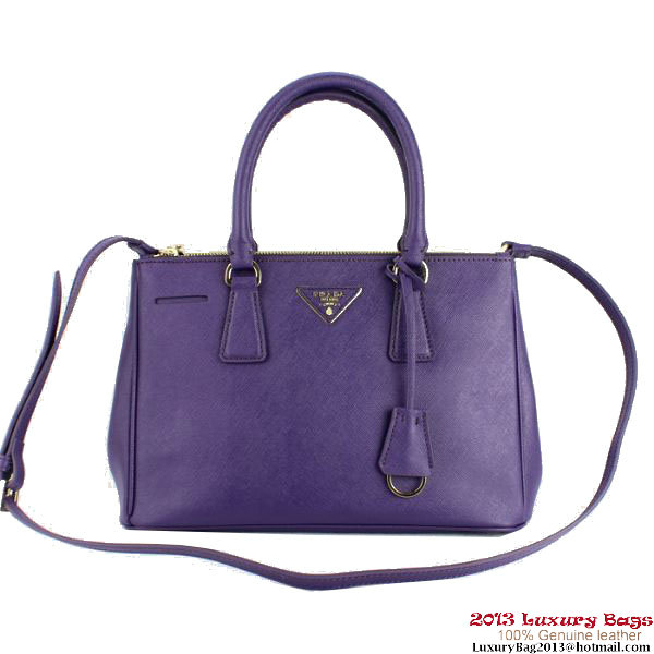 2013 Prada Saffiano Tote Bag 1801 Purple 2013 Prada Saffiano Tote Bag 1801 Purple