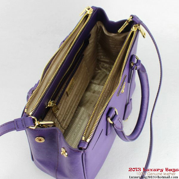 2013 Prada Saffiano Tote Bag 1801 Purple 2013 Prada Saffiano Tote Bag 1801 Purple
