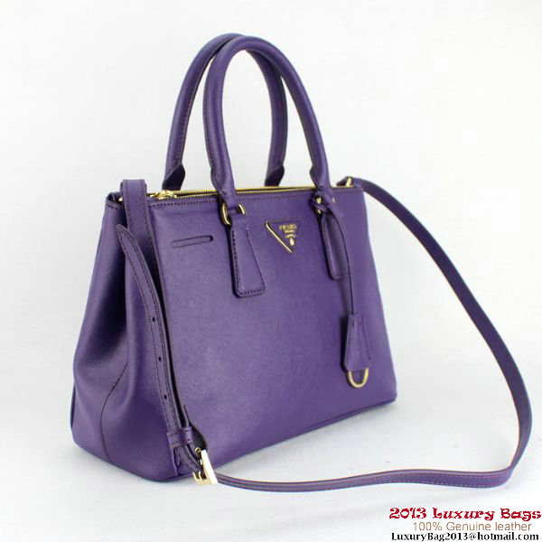 2013 Prada Saffiano Tote Bag 1801 Purple 2013 Prada Saffiano Tote Bag 1801 Purple