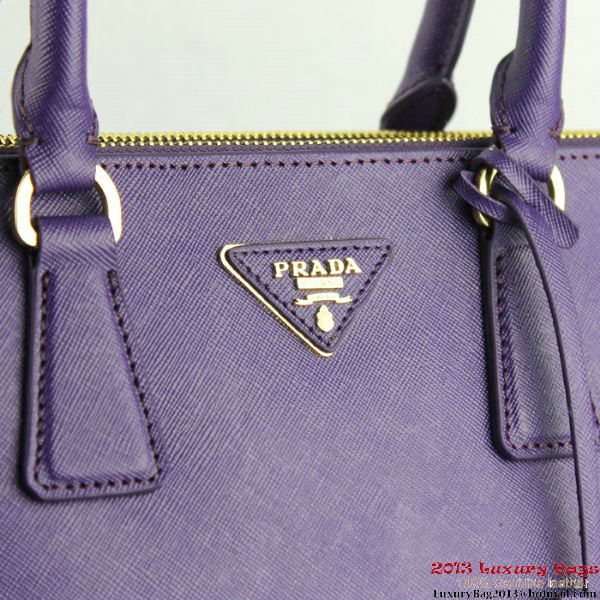2013 Prada Saffiano Tote Bag 1801 Purple 2013 Prada Saffiano Tote Bag 1801 Purple