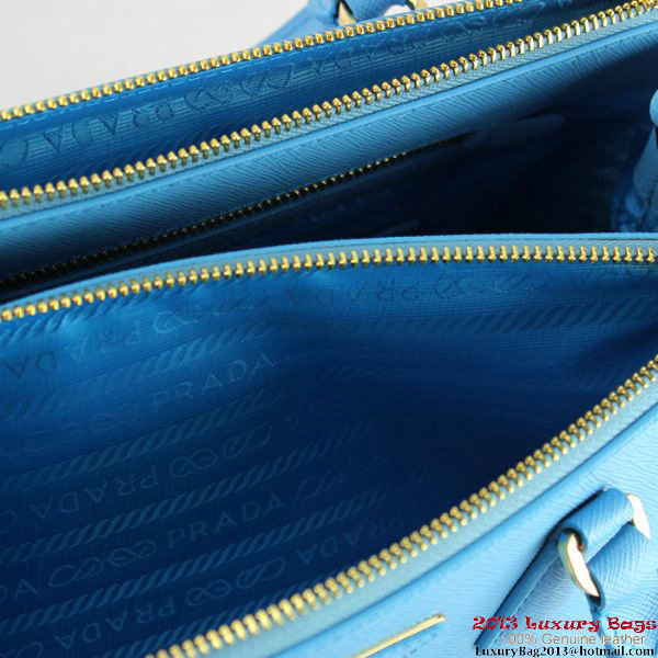 2013 Prada Saffiano Tote Bag 1801 SkyBlue 2013 Prada Saffiano Tote Bag 1801 SkyBlue