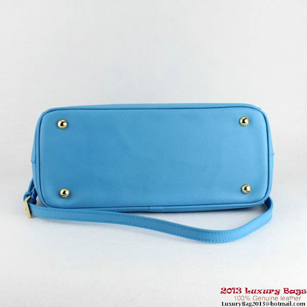 2013 Prada Saffiano Tote Bag 1801 SkyBlue 2013 Prada Saffiano Tote Bag 1801 SkyBlue