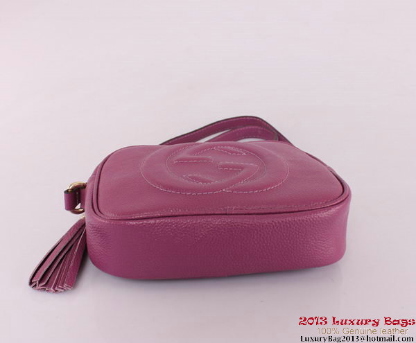Gucci Soho Calfskin Leather Disco Bag 308364 Purple Gucci Soho Calfskin Leather Disco Bag 308364 Purple