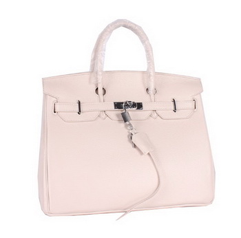 Hermes Birkin 35CM Tote Bag Clemence Leather H-35 OffWhite Hermes Birkin 35CM Tote Bag Clemence Leather H-35 OffWhite