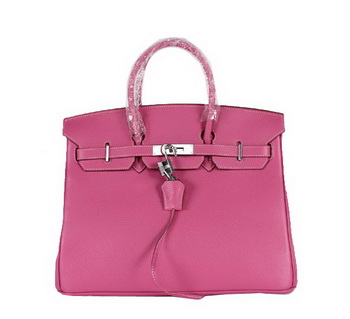 Hermes Birkin 35CM Tote Bag Clemence Leather H-35 Peach Hermes Birkin 35CM Tote Bag Clemence Leather H-35 Peach