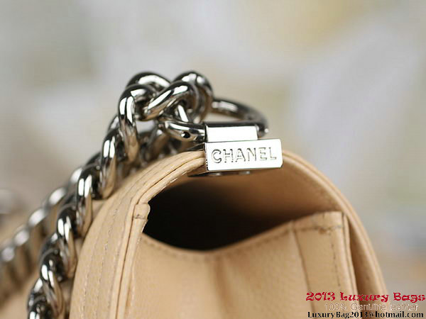 2013 Boy Chanel Flap Shoulder Bag Classic Cannage Patterns A67025 Apricot 2013 Boy Chanel Flap Shoulder Bag Classic Cannage Patterns A67025 Apricot