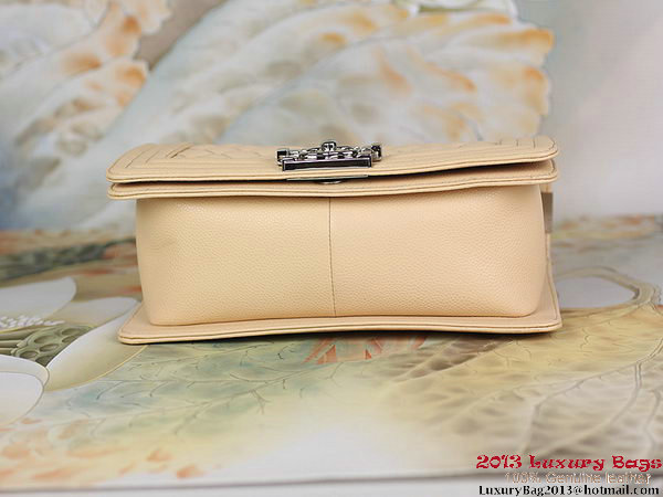 2013 Boy Chanel Flap Shoulder Bag Classic Cannage Patterns A67025 Apricot 2013 Boy Chanel Flap Shoulder Bag Classic Cannage Patterns A67025 Apricot