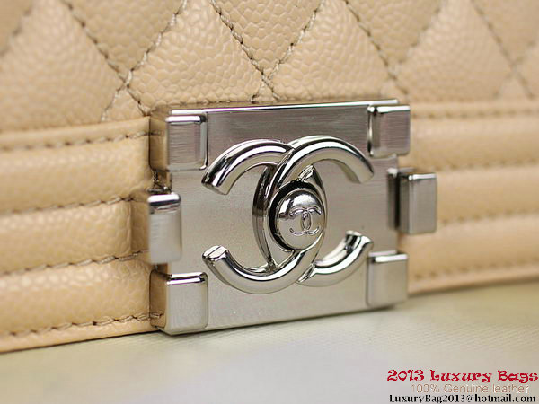 2013 Boy Chanel Flap Shoulder Bag Classic Cannage Patterns A67025 Apricot 2013 Boy Chanel Flap Shoulder Bag Classic Cannage Patterns A67025 Apricot