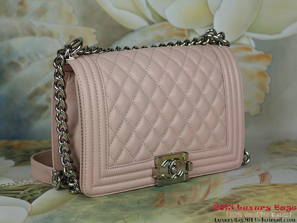2013 Boy Chanel Flap Shoulder Bag Classic Cannage Patterns A67025 Pink 2013 Boy Chanel Flap Shoulder Bag Classic Cannage Patterns A67025 Pink