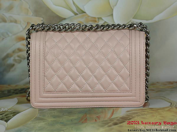 2013 Boy Chanel Flap Shoulder Bag Classic Cannage Patterns A67025 Pink 2013 Boy Chanel Flap Shoulder Bag Classic Cannage Patterns A67025 Pink