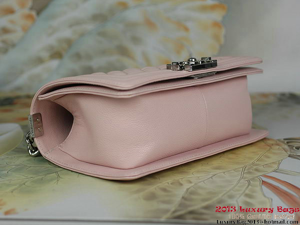 2013 Boy Chanel Flap Shoulder Bag Classic Cannage Patterns A67025 Pink 2013 Boy Chanel Flap Shoulder Bag Classic Cannage Patterns A67025 Pink