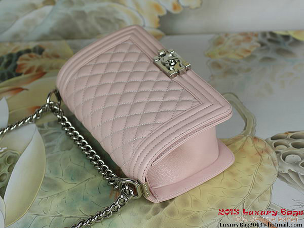 2013 Boy Chanel Flap Shoulder Bag Classic Cannage Patterns A67025 Pink 2013 Boy Chanel Flap Shoulder Bag Classic Cannage Patterns A67025 Pink