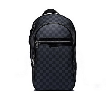 Louis Vuitton N58024 Damier Graphite Canvas Michael Mens Messenger Bags Louis Vuitton N58024 Damier Graphite Canvas Michael Mens Messenger Bags