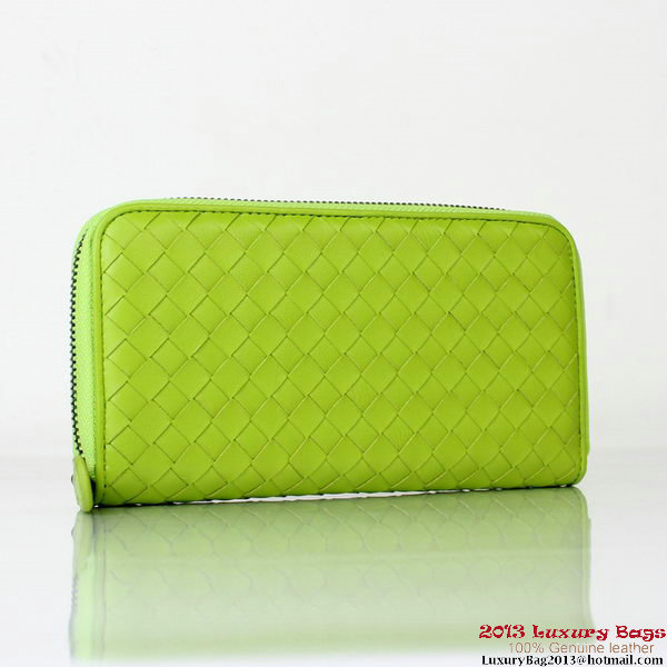 Bottega Veneta Intrecciato Nappa Continental Wallet BV1008 Green Bottega Veneta Intrecciato Nappa Continental Wallet BV1008 Green