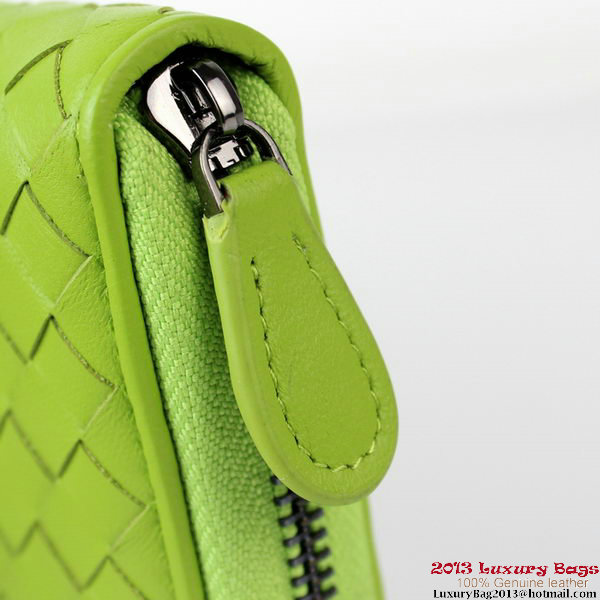 Bottega Veneta Intrecciato Nappa Continental Wallet BV1008 Green Bottega Veneta Intrecciato Nappa Continental Wallet BV1008 Green