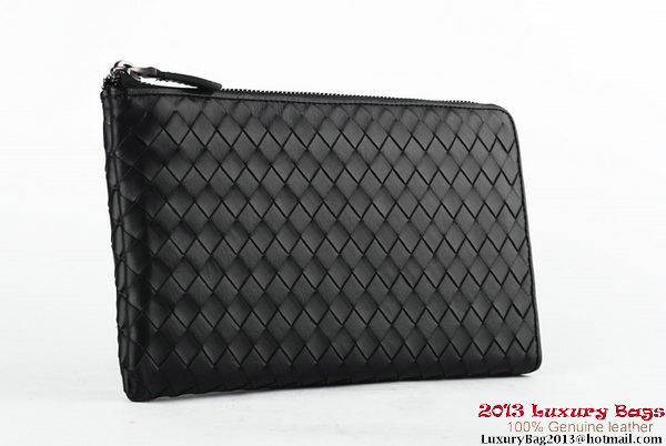 Bottega Veneta Intrecciato Nappa Zippy Wallet BV1570 Black Bottega Veneta Intrecciato Nappa Zippy Wallet BV1570 Black
