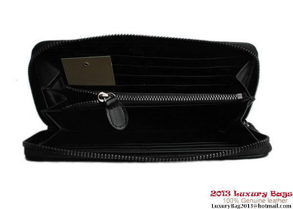 Bottega Veneta Intrecciato Nappa Zippy Wallet BV1571 Black Bottega Veneta Intrecciato Nappa Zippy Wallet BV1571 Black