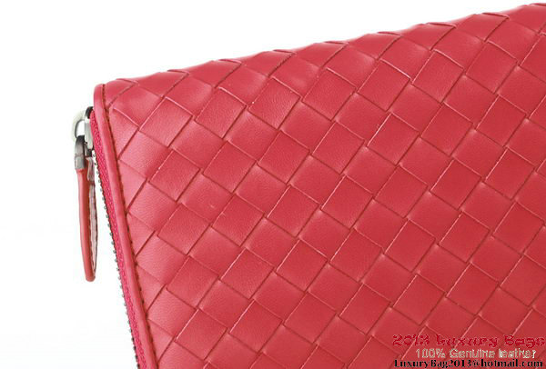 Bottega Veneta Intrecciato Nappa Zippy Wallet BV1571 Peach Bottega Veneta Intrecciato Nappa Zippy Wallet BV1571 Peach