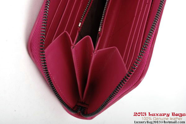 Bottega Veneta Intrecciato Nappa Zippy Wallet BV1571 Peach Bottega Veneta Intrecciato Nappa Zippy Wallet BV1571 Peach