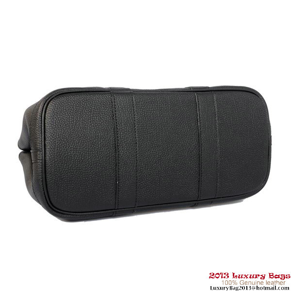 Hermes Garden Party 30CM Bag Calf Leather A1288 Black Hermes Garden Party 30CM Bag Calf Leather A1288 Black