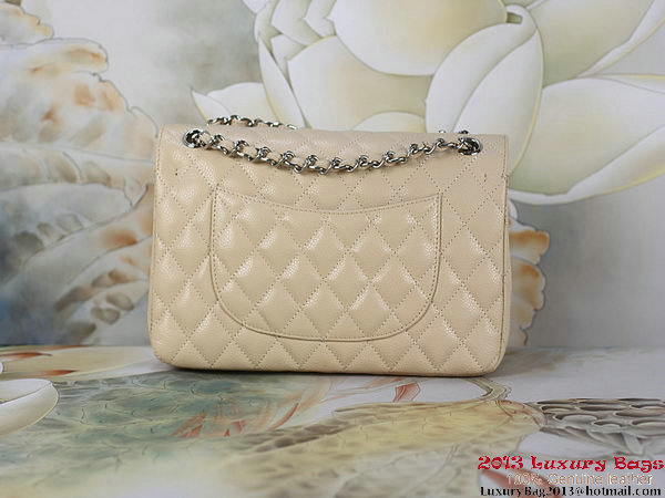 Chanel 2.55 Classic Flap Bag Apricot Original Cannage Patterns Leather Silver Chanel 2.55 Classic Flap Bag Apricot Original Cannage Patterns Leather Silver