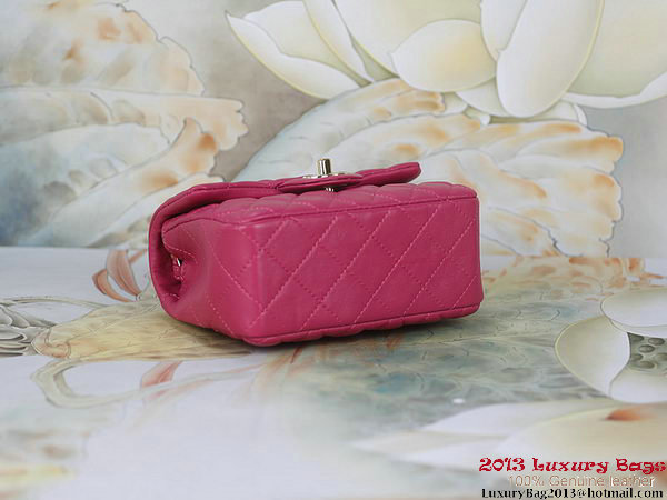 Chanel mini Classic Flap Bag Rose Sheepskin 1115 Gold Chanel mini Classic Flap Bag Rose Sheepskin 1115 Gold